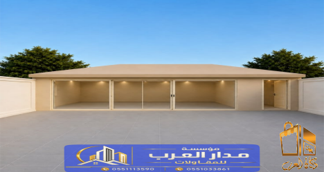 خيام زجاجية وبيوت شعر بواجهة